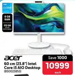 Makro Acer 60 cm 23.8" Intel Core i3 AIO Desktop offer