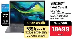 Makro Acer Intel Core i5 Laptop offer