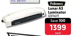 Makro Fellowes Lunar A3 Laminator offer