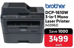 Makro Brother DCP-1610W 3-in-1 Mono Laser Printer offer