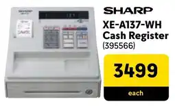 Makro SHARP XE-A137-WH Cash Register offer