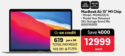 Makro MacBook Air 13" M1 Chip offer