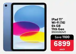 Makro iPad 11" Wi-Fi 64GB 11th Gen offer