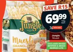 Checkers Jungle Muesli offer