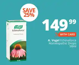 Checkers A. Vogel Echinaforce Homeopathic Drops offer