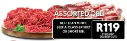 OBC Meat & Chicken Beef lean mince, beef a-class brisket or short rib offer