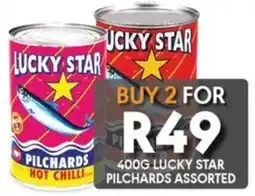 OBC Meat & Chicken Lucky star hot chilli pilchards assorted offer