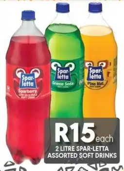 OBC Meat & Chicken Spar-letta assorted soft drinks offer