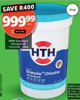 Checkers Hyper HTH Granular+ Mineralsoft Chlorine offer