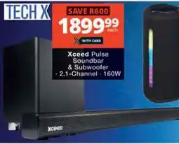 Checkers Hyper Xceed Pulse Soundbar & Subwoofer offer