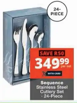 Sequence Stainless Steel Cutlery Set