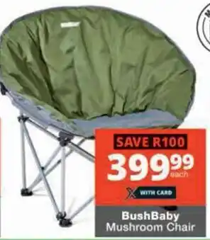 Checkers Hyper BushBaby Mushroom Chair offer