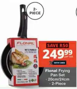 Checkers Hyper Flonal Frying Pan Set offer