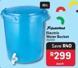 Makro Pineware Electric Water Bucket offer