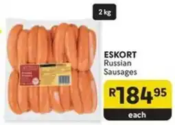 Makro ESKORT Russian Sausages offer
