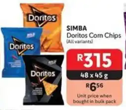 Makro SIMBA Doritos Corn Chips offer