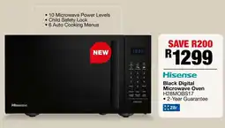 OK Furniture Hisense Black Digital Microwave Oven H28MOBS17 offer