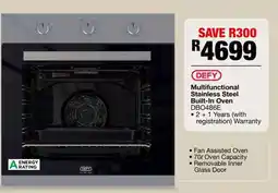 OK Furniture DEFY Multifunctional Stainless Steel Built-In Oven offer
