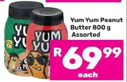 Game Yum Yum Peanut Butter 800 g Assorted offer