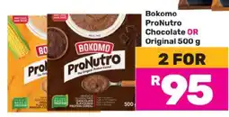 Game Bokomo ProNutro Chocolate OR Original 500 g offer