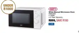 OK Furniture DEFY White Manual Microwave Oven offer