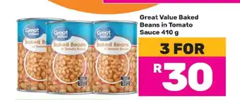 Game Great Value Baked Beans in Tomato Sauce 410 g offer