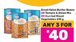 Game Great Value Canned Vegetables offer