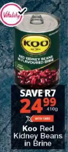 Checkers Koo Red Kidney Beans offer