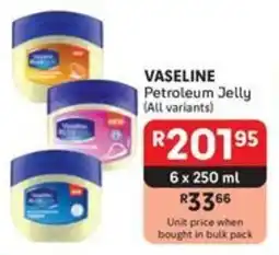 Makro VASELINE Petroleum Jelly offer