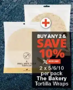Checkers The Bakery Tortilla Wraps offer