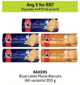 Makro BAKERS Blue Label Marie Biscuits offer