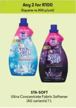 Makro STA-SOFT Ultra Concentrate Fabric Softener offer