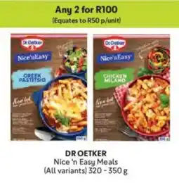 Makro DR OETKER Nice 'n Easy Meals offer