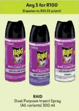 Makro RAID Dual Purpose Insect Spray offer