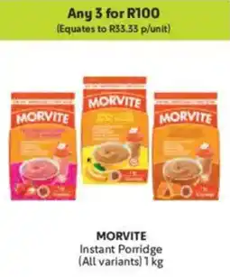 Makro MORVITE Instant Porridge offer