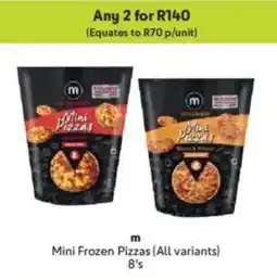 Makro m Mini Frozen Pizzas offer