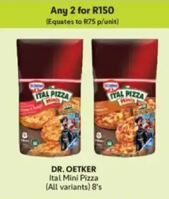 Makro DR. OETKER Ital Mini Pizza offer