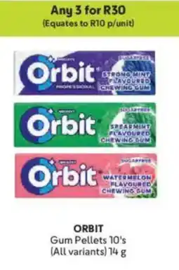 Makro ORBIT Gum Pellets offer