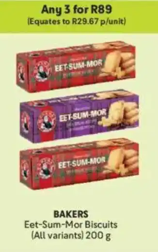 Makro BAKERS Eet-Sum-Mor Biscuits offer