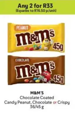 Makro M&M'S Chocolate Coated Candy Peanut, Chocolate or Crispy offer