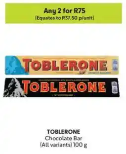 Makro TOBLERONE Chocolate Bar offer