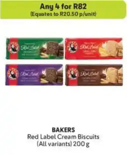 Makro BAKERS Red Label Cream Biscuits offer