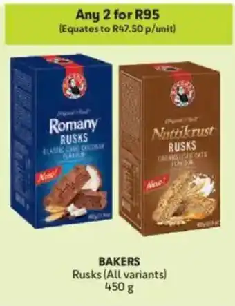 Makro BAKERS Rusks offer