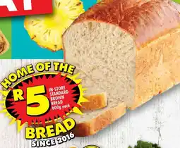 Shoprite In-store standard brown bread offer