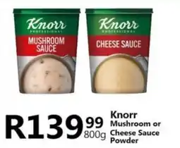 Take 'n Pay Knorr Mushroom or Cheese Sauce Powder offer