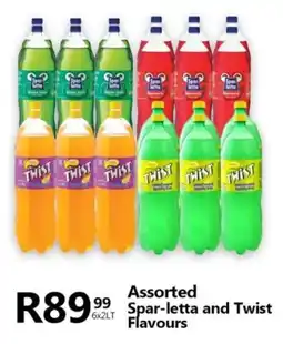 Take 'n Pay Spar-letta and Twist Flavours Assorted offer