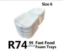 Take 'n Pay Fast Food Foam Trays offer