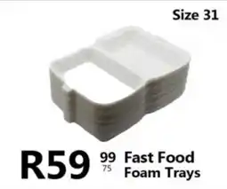 Take 'n Pay Fast Food Foam Trays offer