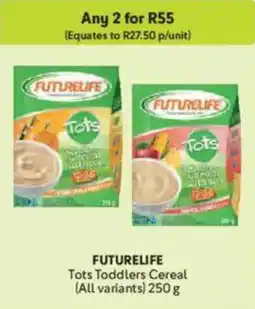 Makro FUTURELIFE Tots Toddlers Cereal offer