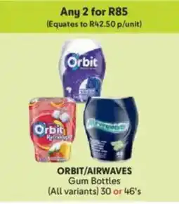 Makro ORBIT/ AIRWAVES Gum Bottles offer